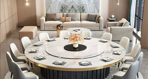 Restaurant aluminum turntable