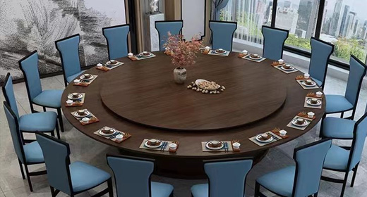 Hotel banquet aluminum turntable