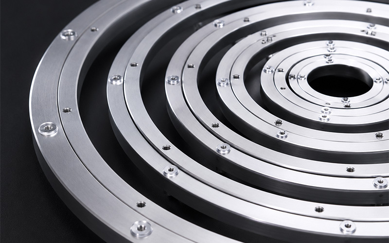 Aluminum turntable structure