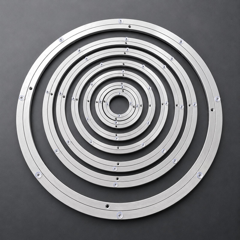 Ordinary aluminum turntable
